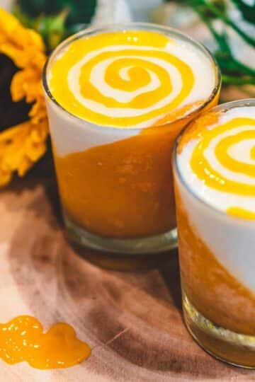 Jogurt z musem mango