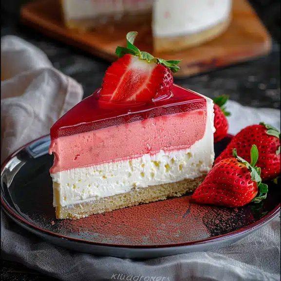Truskawkowa Fantazja – Sernik na Zimno