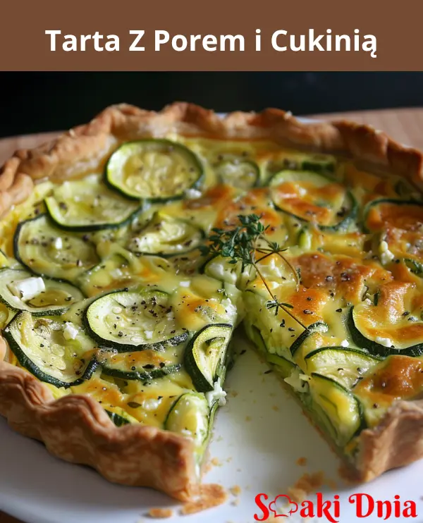 Tarta Z Porem i Cukinią