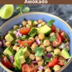 Sałatka z Ciecierzycą i Awokado