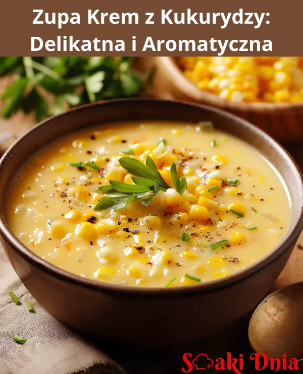 Zupa Krem z Kukurydzy: Delikatna i Aromatyczna
