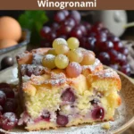 Puszyste Ciasto z Winogronami