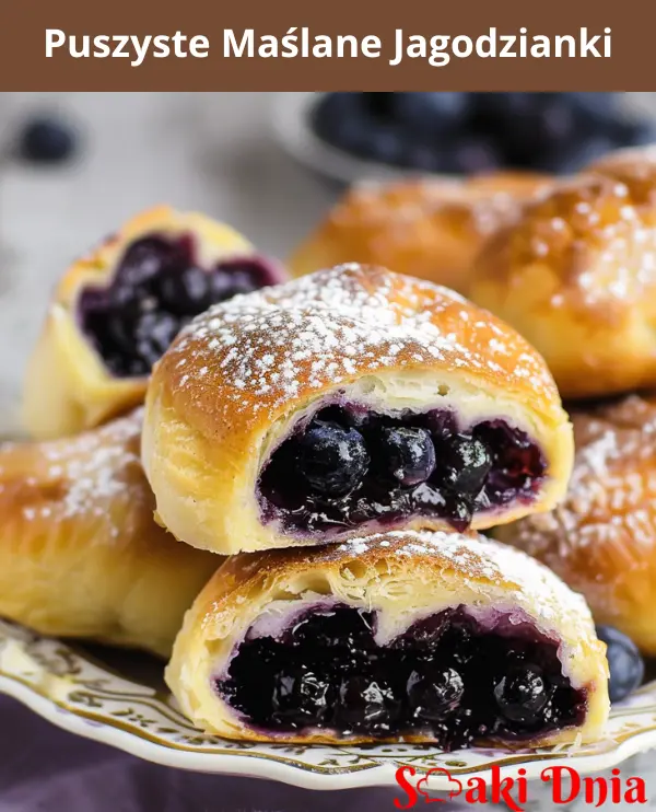 Puszyste Maślane Jagodzianki