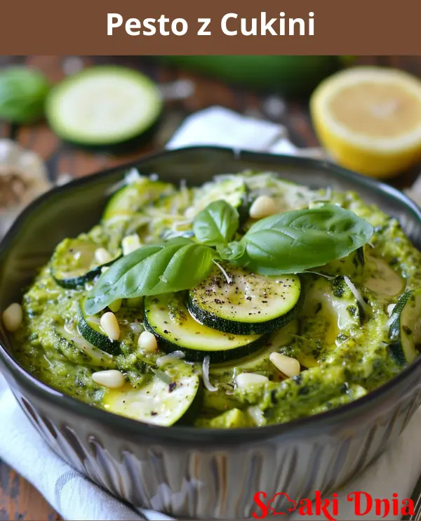 Pesto z Cukinii 2 Pesto z Smażonej Cukinii