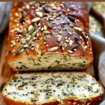 Chleb Twarogowy z Ziarnami