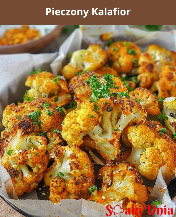 Pieczony Kalafior z Przyprawami 2 Pieczony Kalafior z Przyprawami