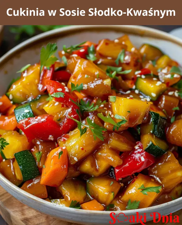 Cukinia w Sosie Słodko-Kwaśnym