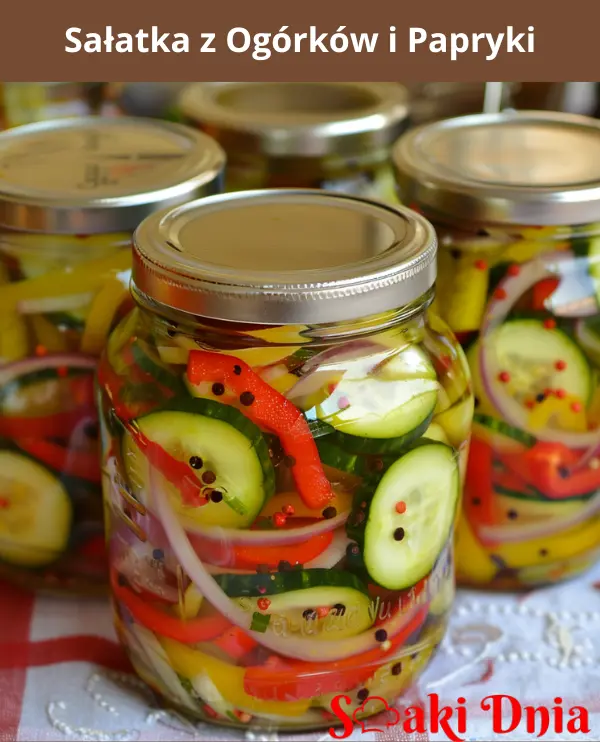 Sałatka z Ogórków i Papryki