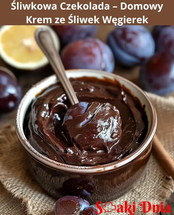 Śliwkowa Czekolada – Domowy Krem ze Śliwek Węgierek