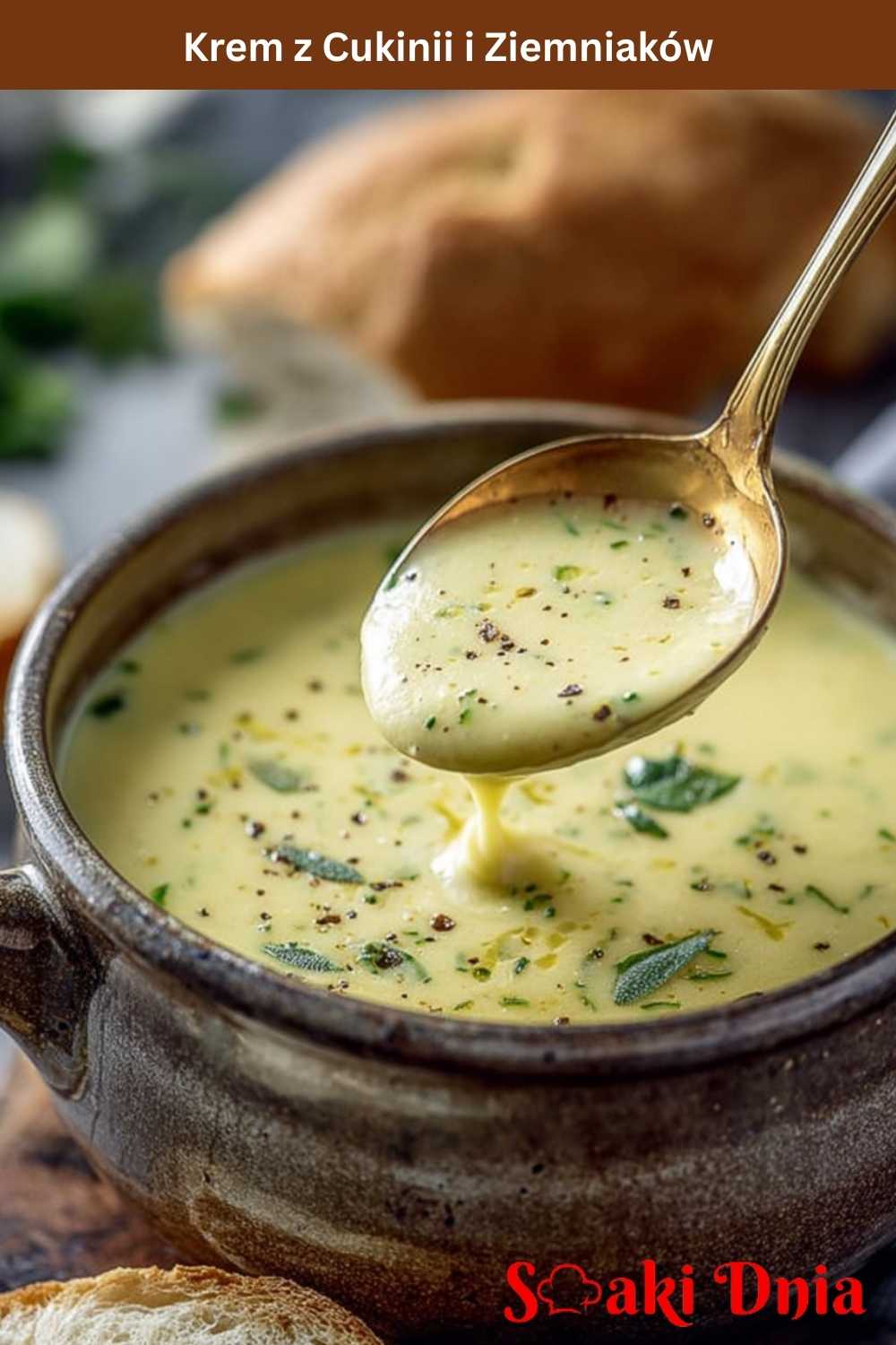 Krem z Cukinii i Ziemniaków 7 Krem z Cukinii i Ziemniaków