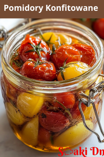 Pomidory Konfitowane: Aromatyczne i Delikatne