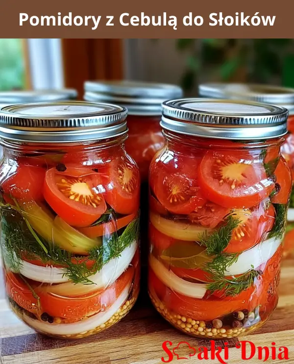 Pomidory z Cebulą do Słoików: Smaczny i Wszechstronny Dodatek
