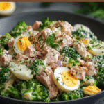 Sałatka Brokułowa z Tuńczykiem i Jajkami