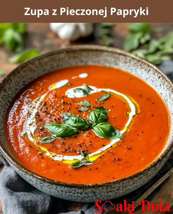 Zupa z Pieczonej Papryki