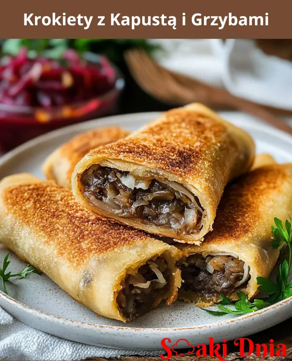 10 przepisów na krokiety – klasyczne, świąteczne i nowoczesne pomysły 10 Krokiety z Kapustą i Grzybami