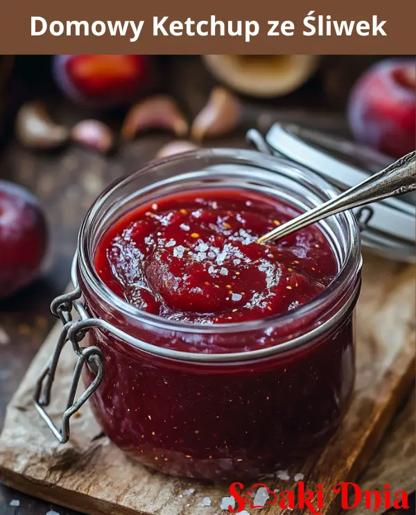 Domowy Ketchup ze Śliwek