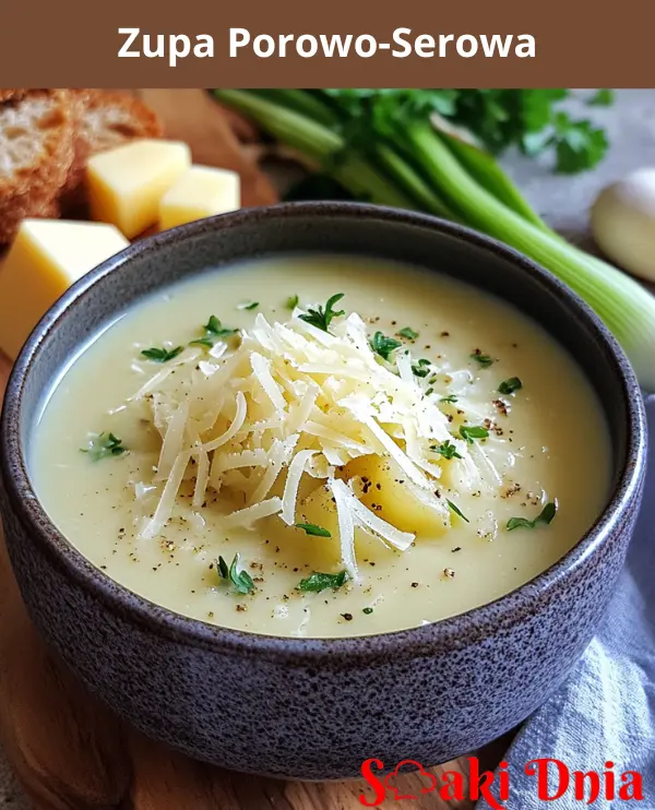 Zupa Porowo-Serowa