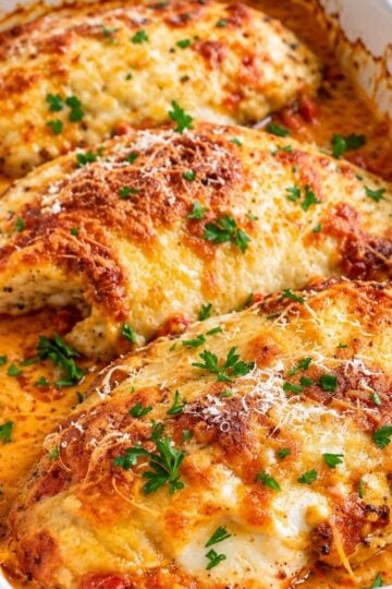 Kurczak parmigiana z majonezem – chrupiąca skorupka bez panierki