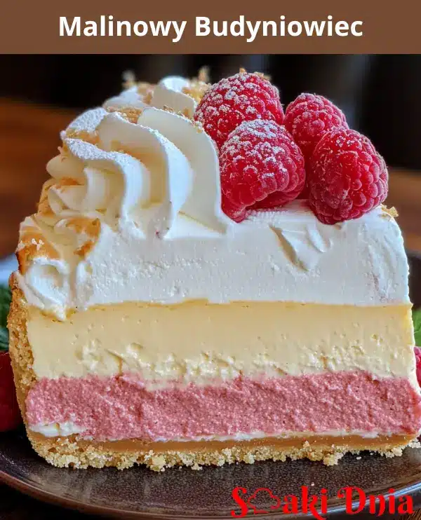 Malinowy Budyniowiec – Warstwowy Deser na Zimno 3 Kopia – Dodaj naglowek 2024 09 13T152158.922 Smakidnia
