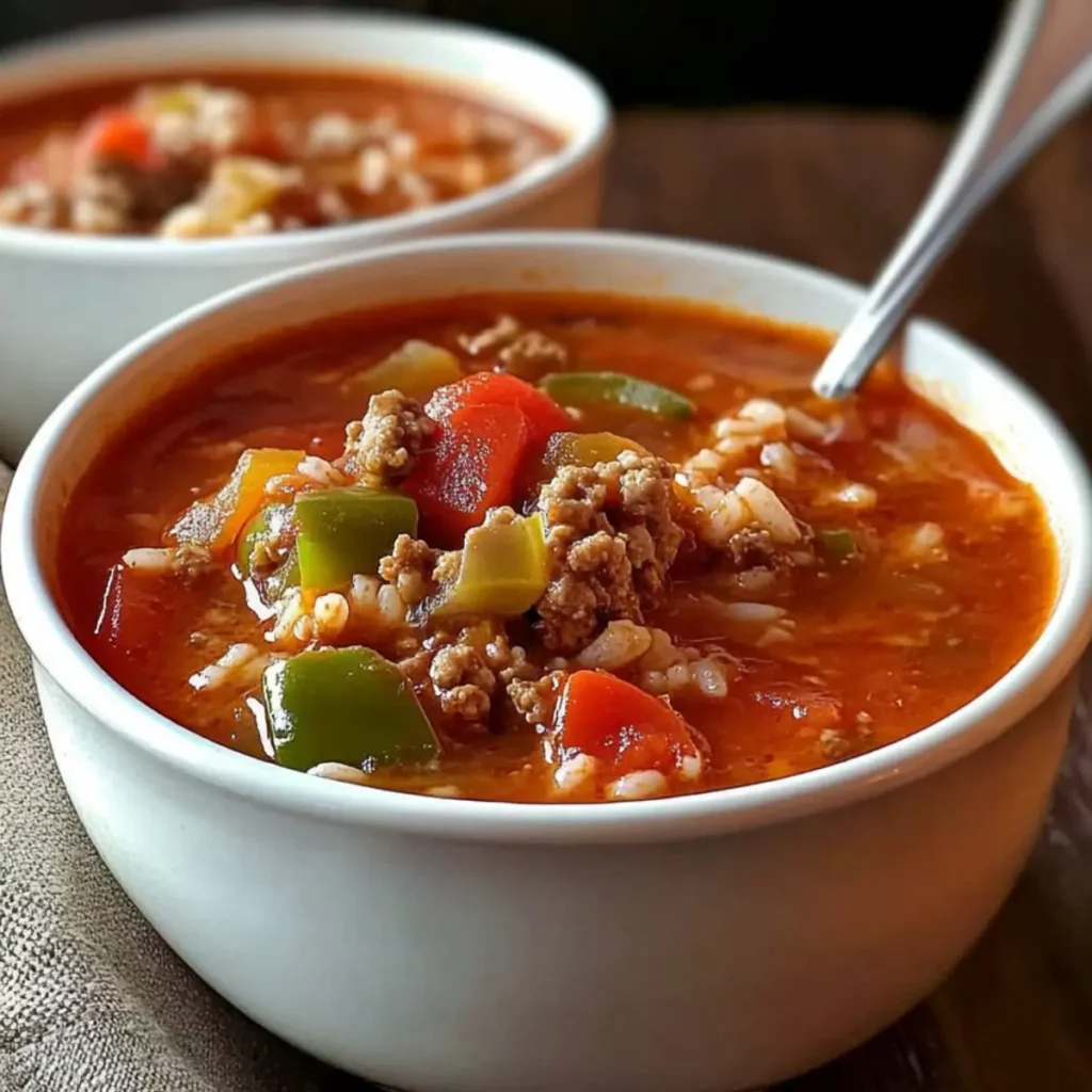 Zupa nadziewana papryką