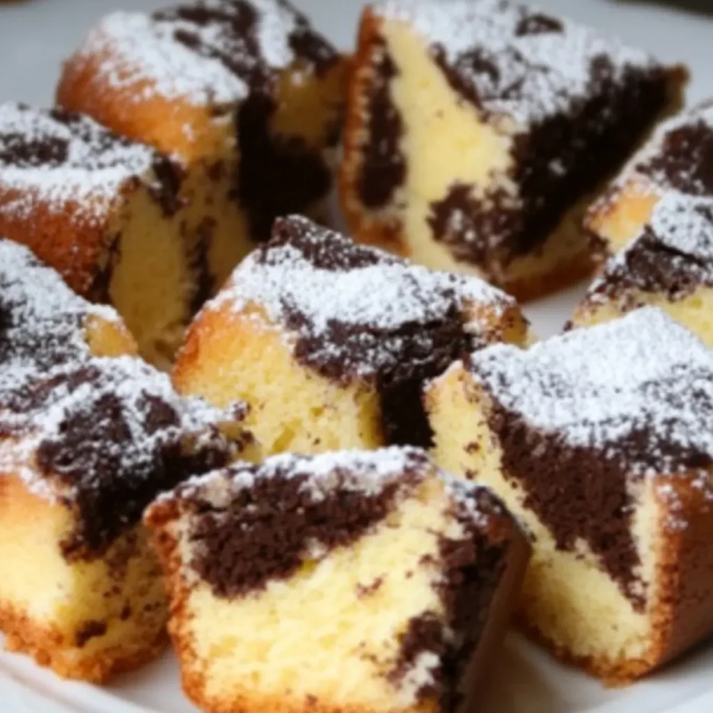 Puszyste Ciasto Marmurkowe