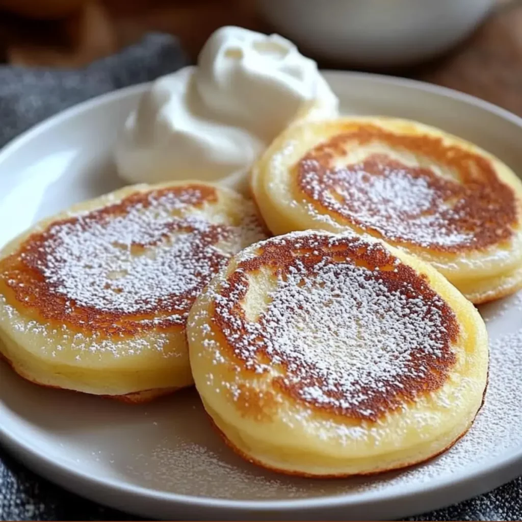 Rosyjskie placuszki twarogowe