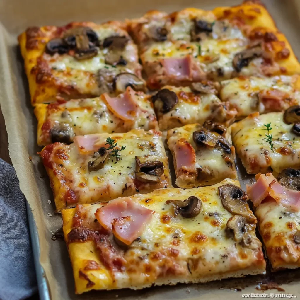 10 przepisów na domowy fast food – pizza, burgery, zapiekanki i sałatki 6 Domowa Pizza z Blachy
