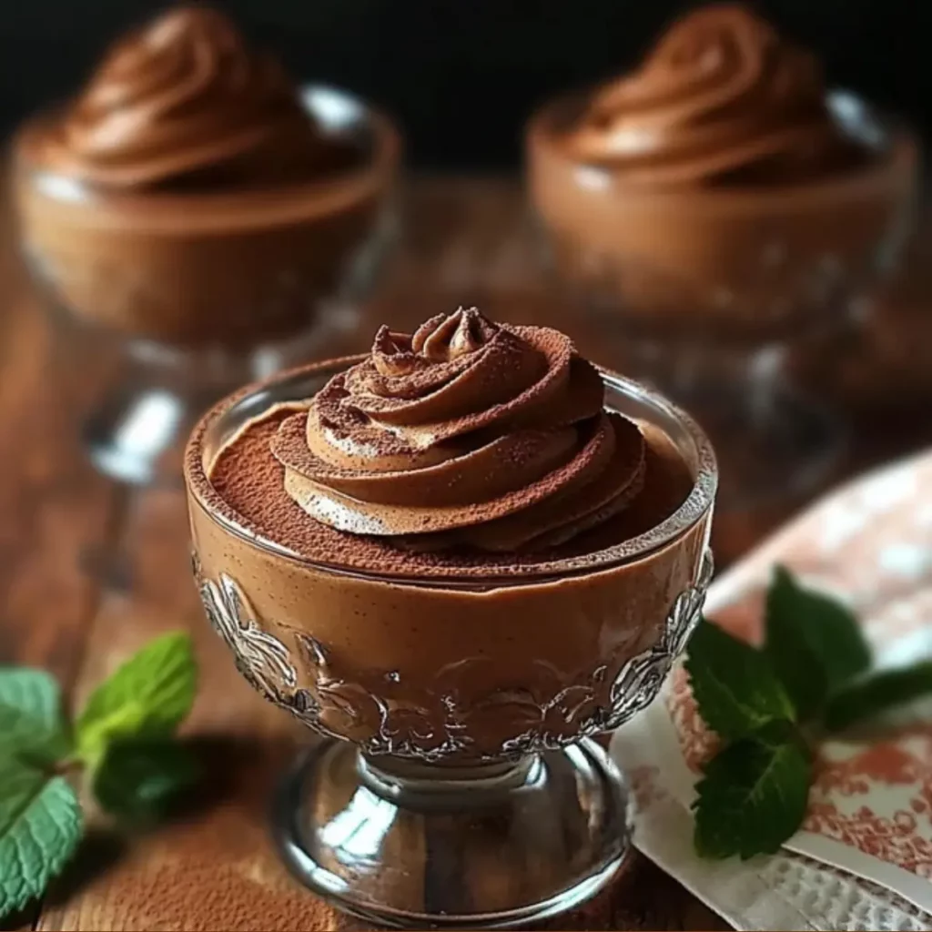 10 najlepszych przepisów na domowe desery 7 Mus Czekoladowy