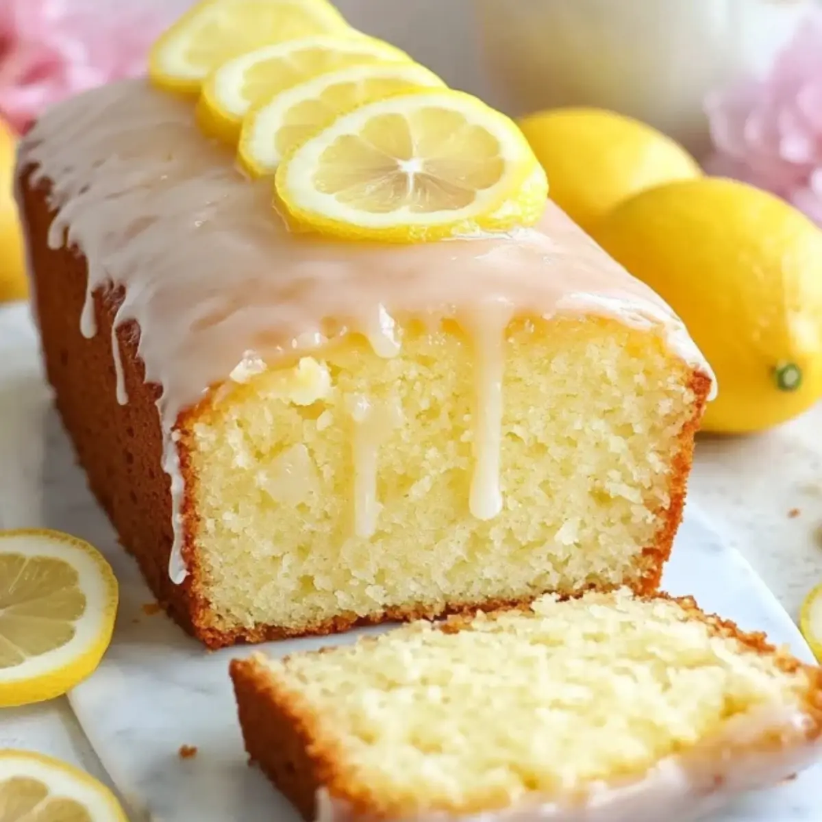 Cytrynowe Ciasto Jogurtowe z Lukrem