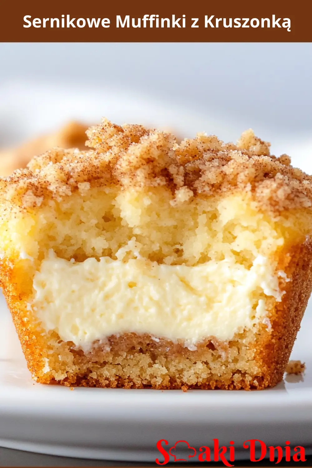 Sernikowe Muffinki z Kruszonką