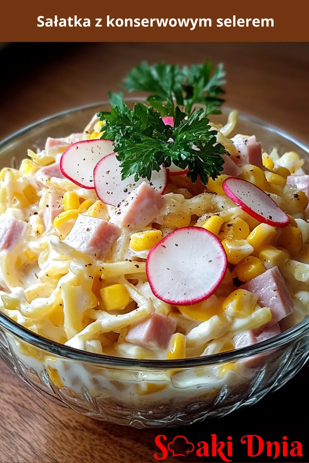 Sałatka z konserwowym selerem