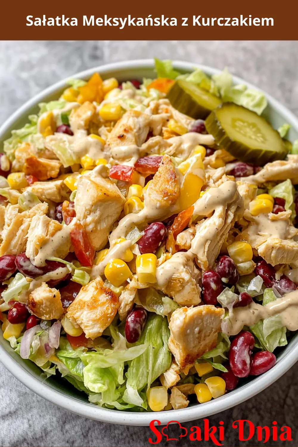 Sałatka Meksykańska z Kurczakiem