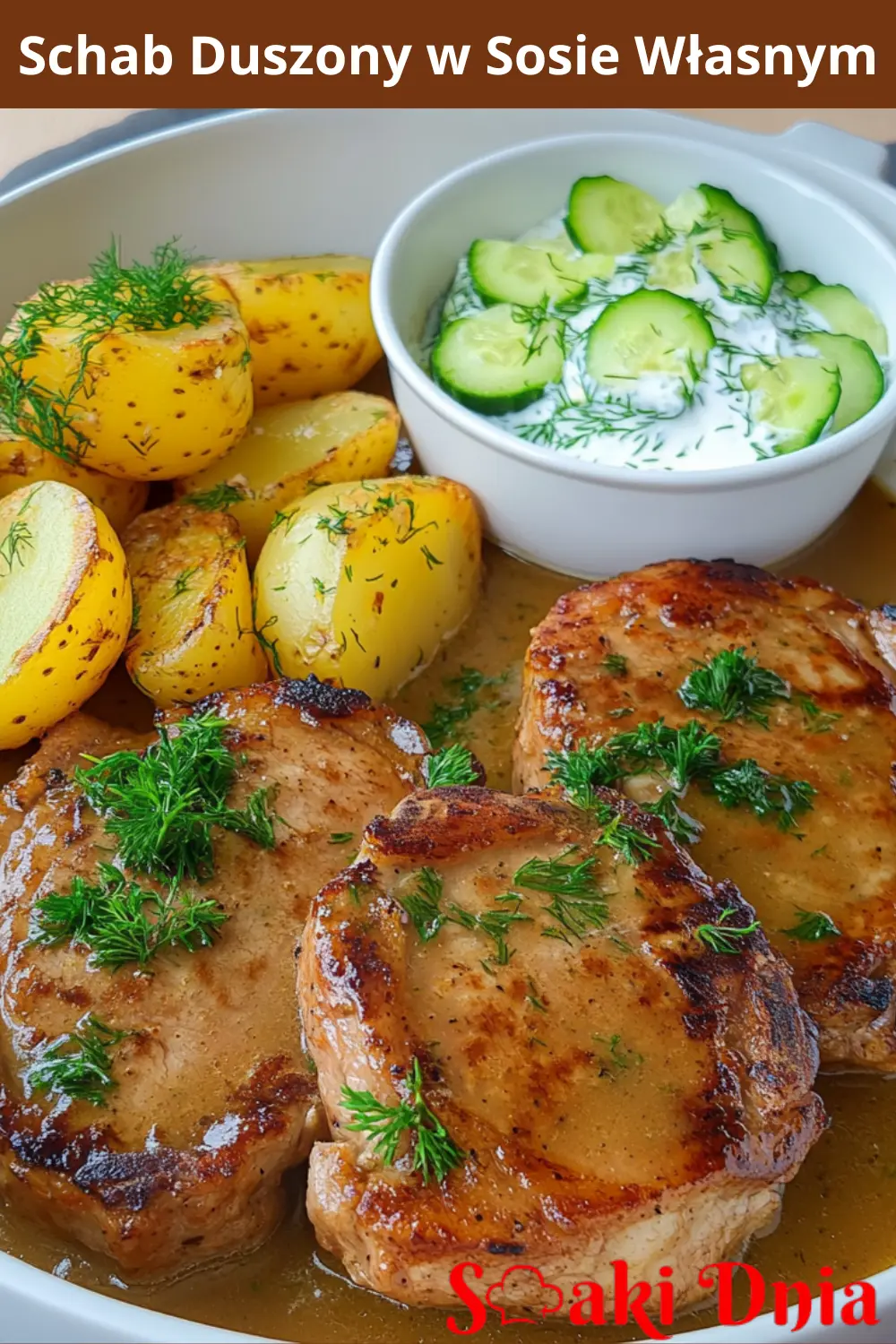 Schab Duszony w Sosie Własnym