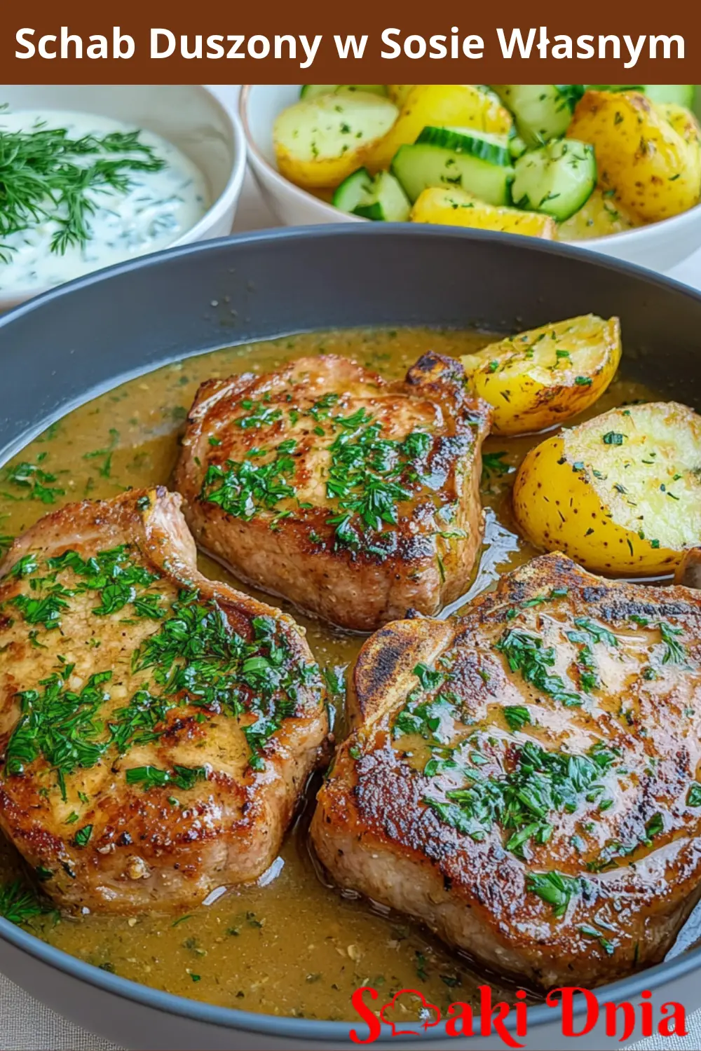 Schab Duszony w Sosie Własnym