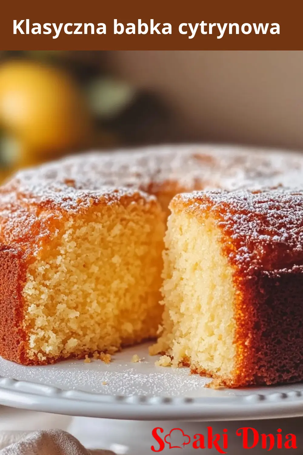 Klasyczna babka cytrynowa