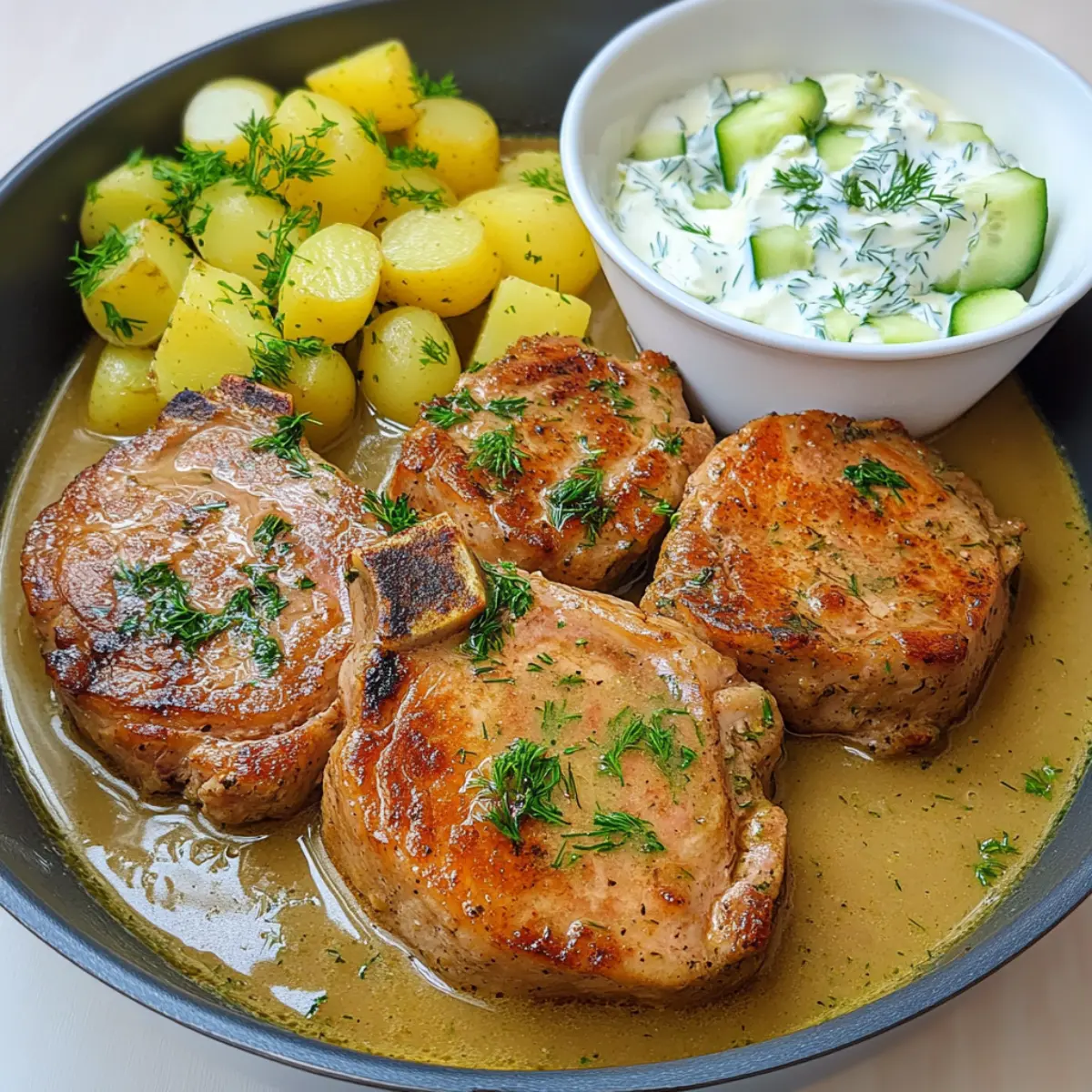 Schab Duszony w Sosie Własnym