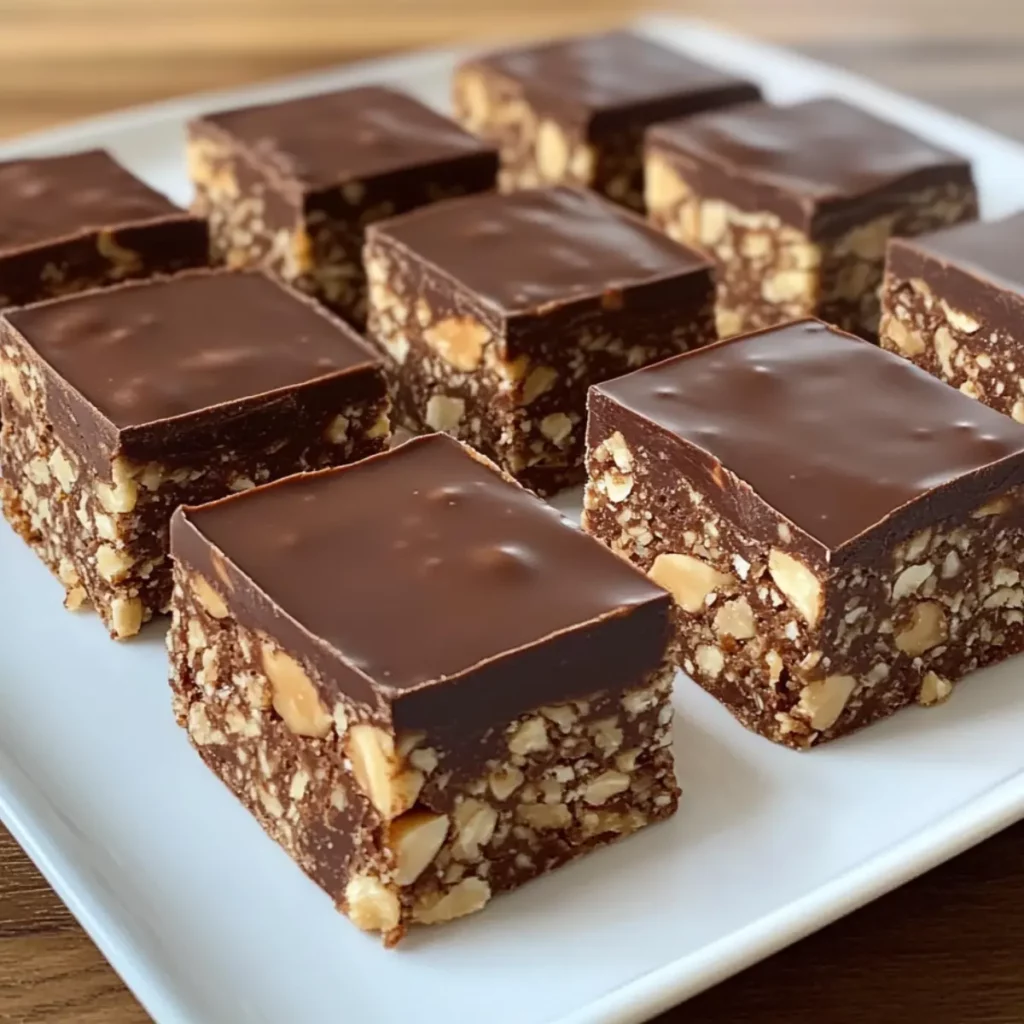 Czekoladowe Batoniki z Orzechami