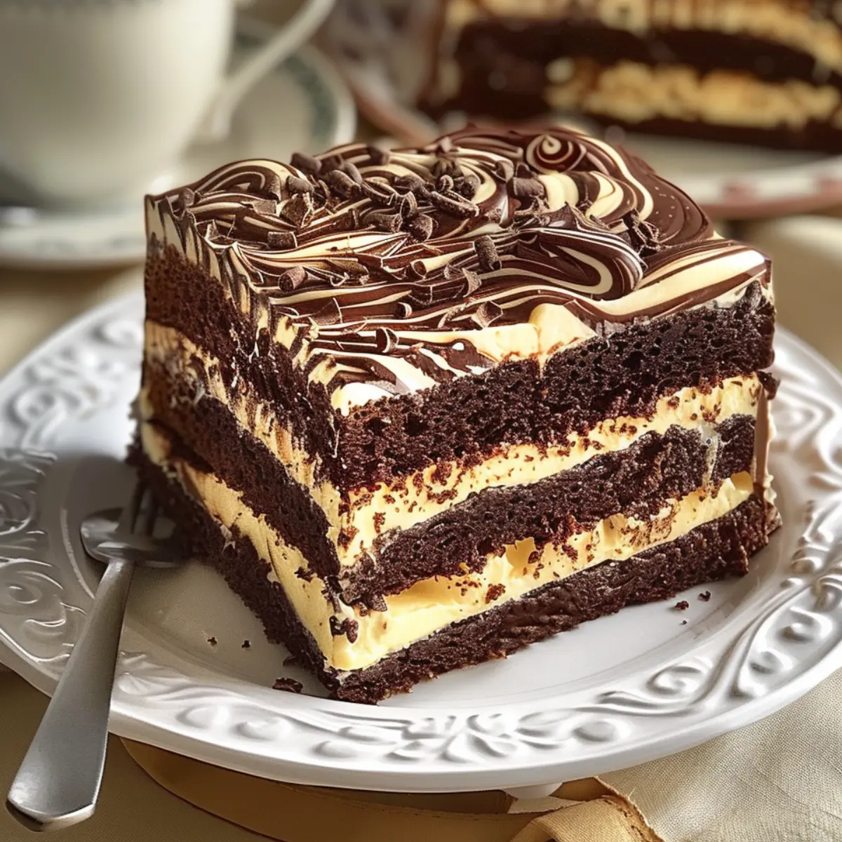 Tort Czekoladowo-Waniliowy