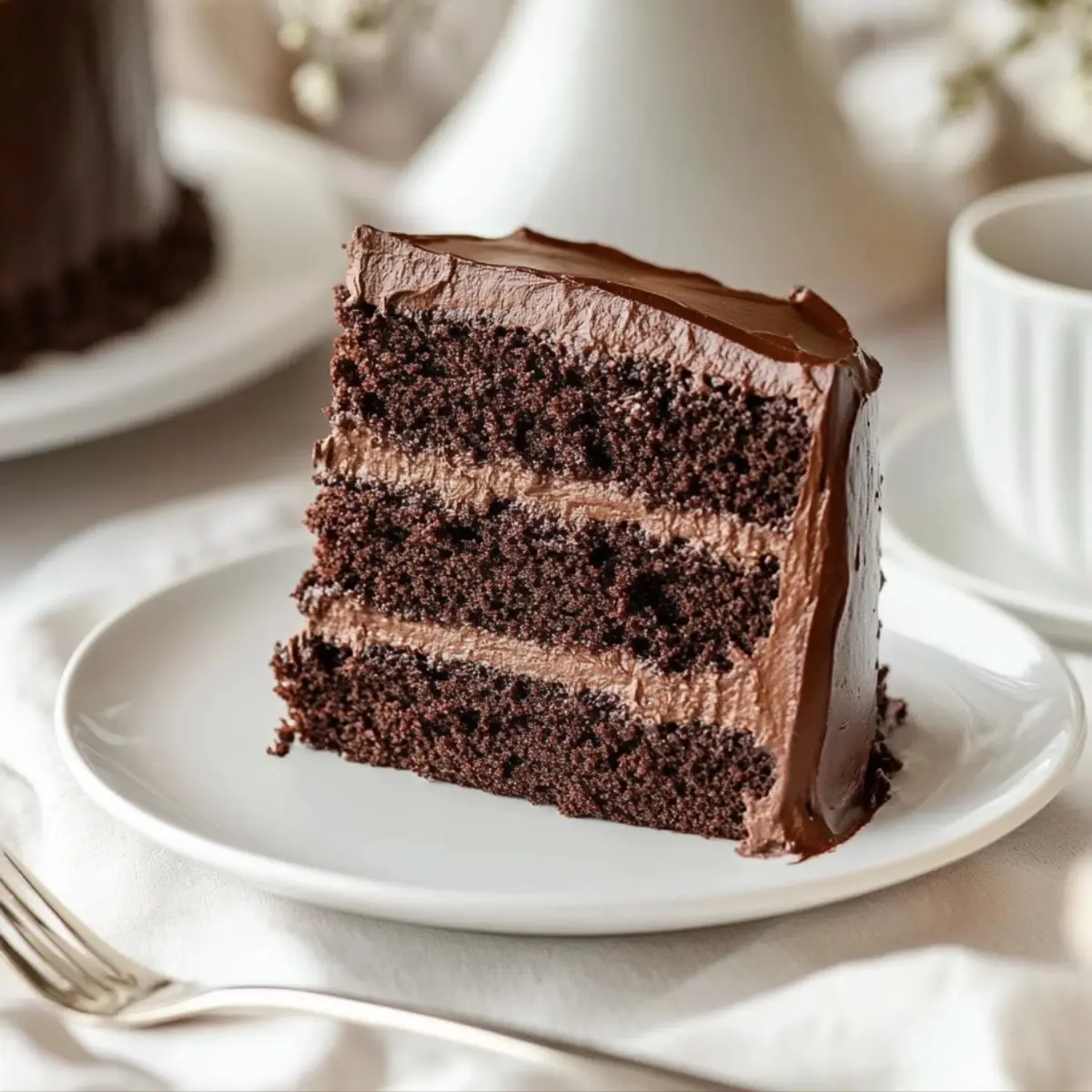 Klasyczne Ciasto Czekoladowe z Kremem
