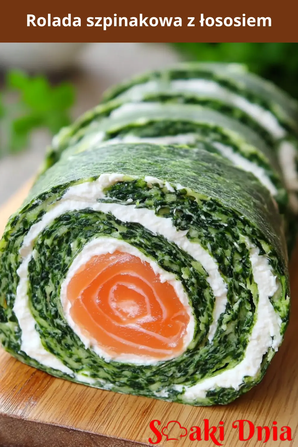 Rolada szpinakowa z łososiem 3 Rolada szpinakowa z łososiem