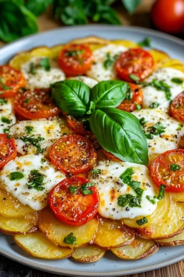 Ziemniaczana pizza z blachy (kartoffelpizza)