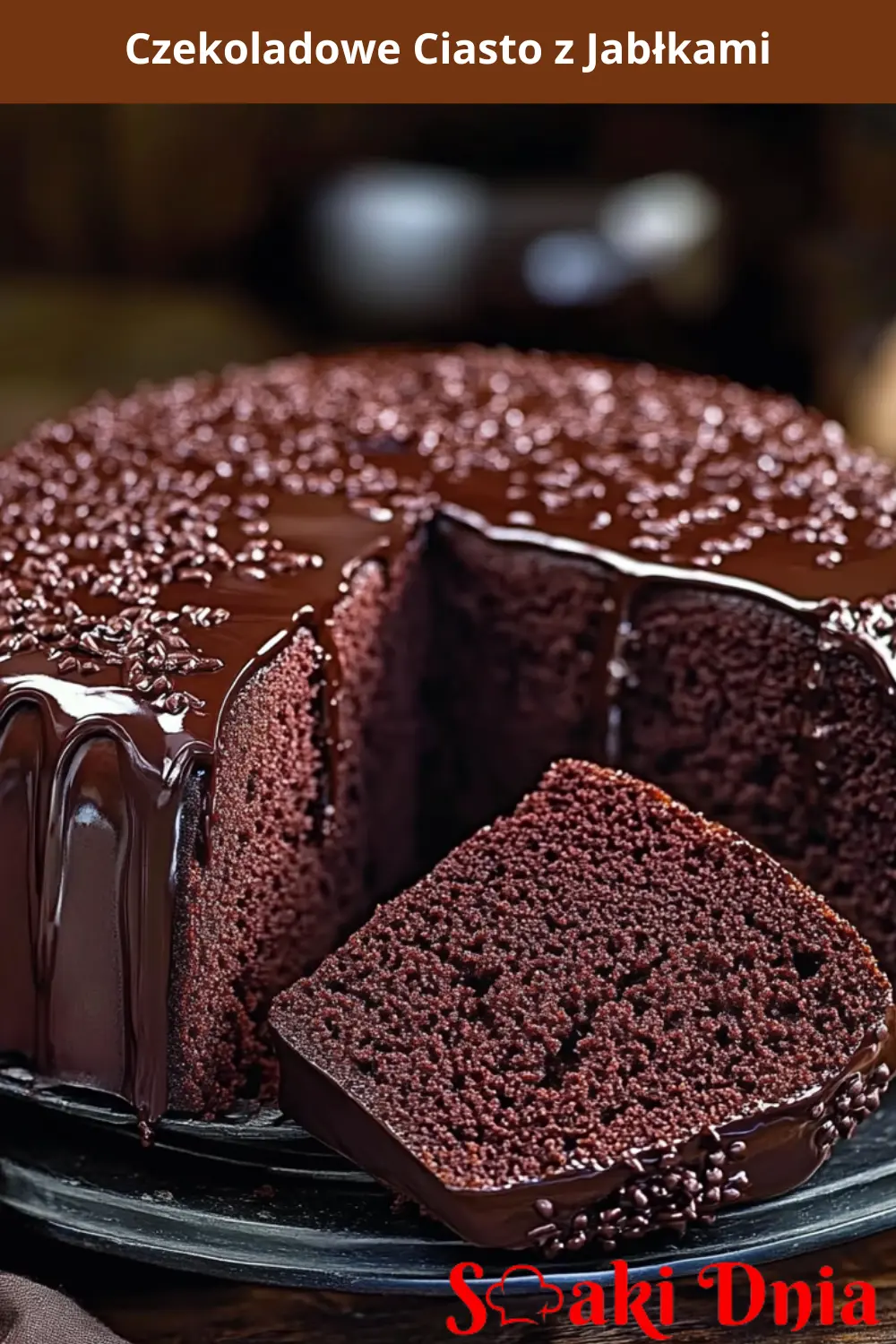 Czekoladowe Ciasto z Jabłkami
