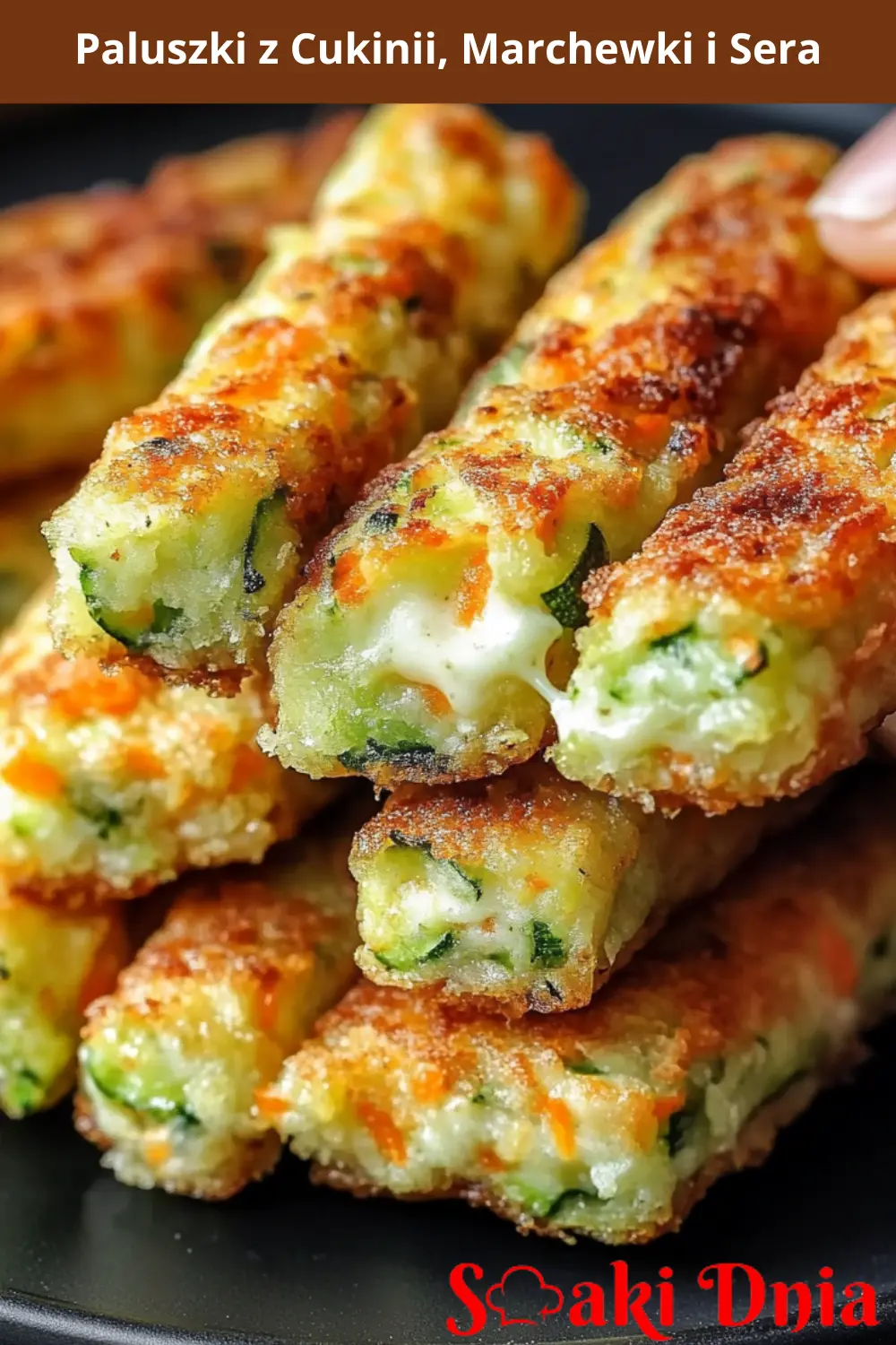 Paluszki z Cukinii, Marchewki i Sera