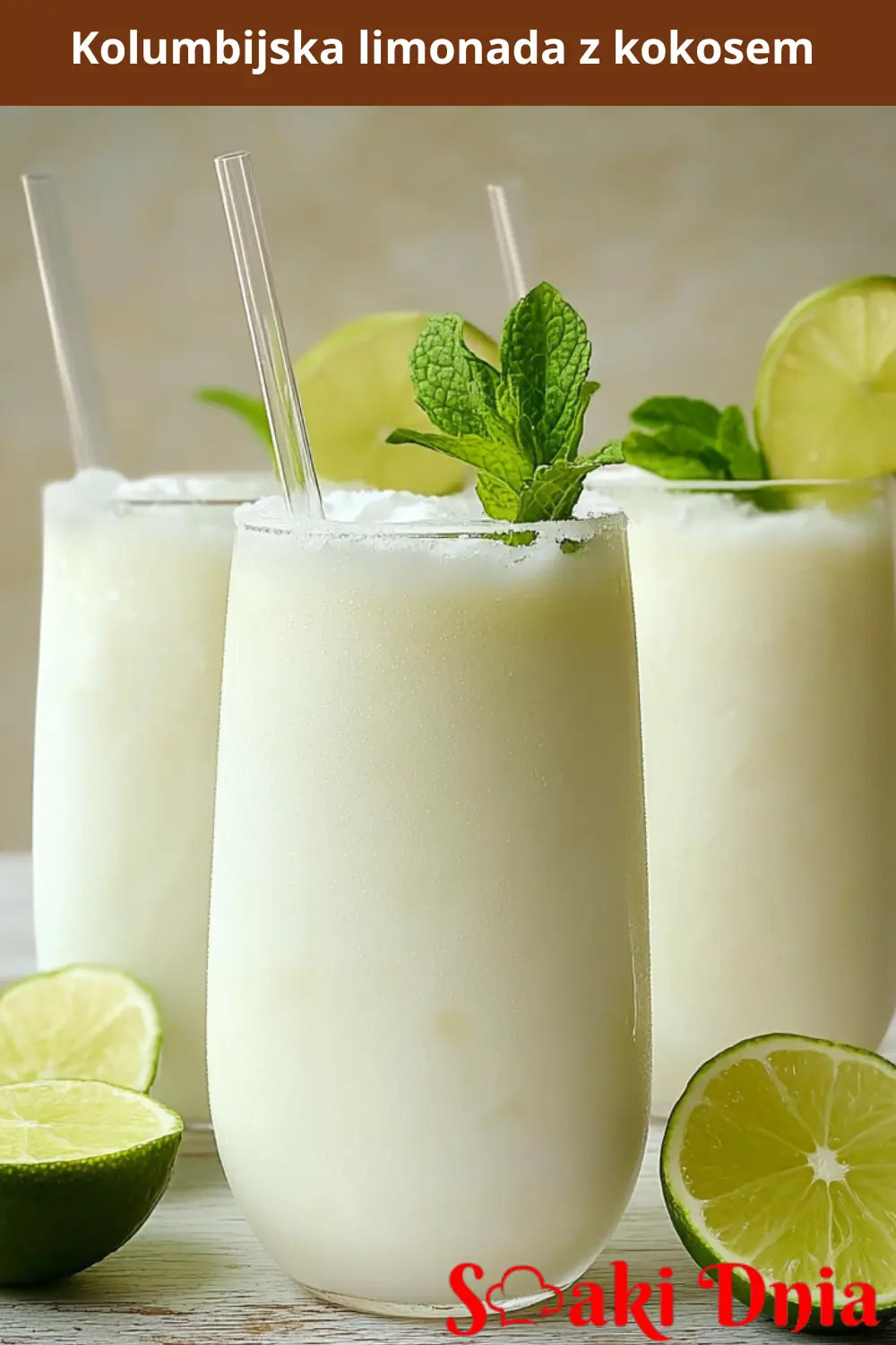 Kolumbijska limonada z kokosem 4 Kolumbijska limonada z kokosem