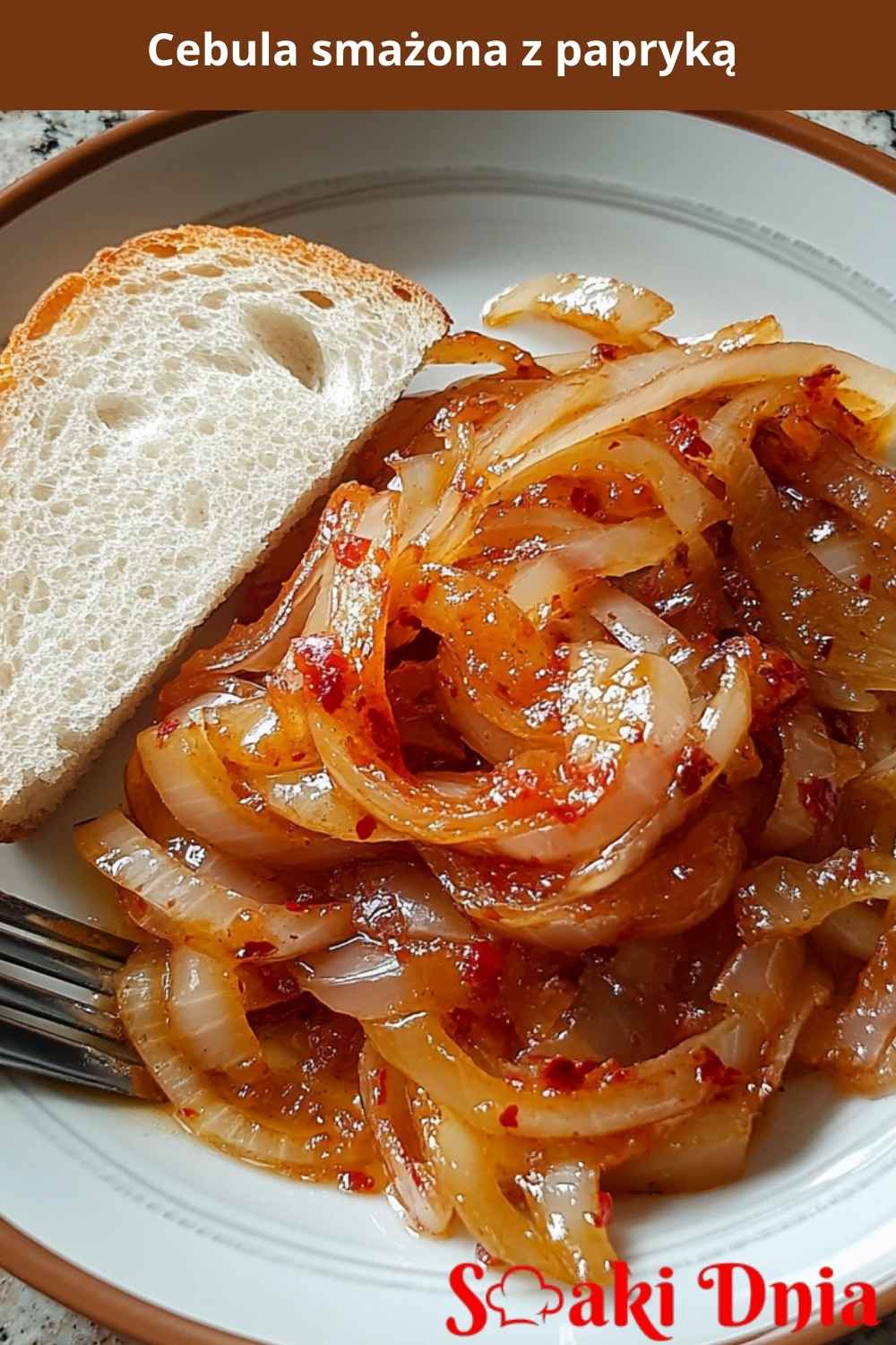 Cebula smażona z papryką 3 Cebula smażona z papryką