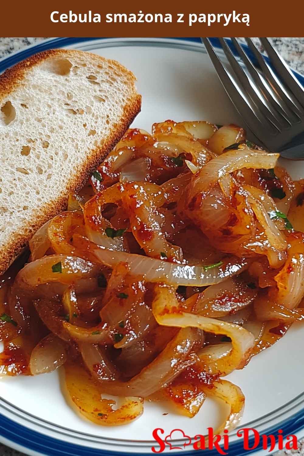 Cebula smażona z papryką 4 Cebula smażona z papryką