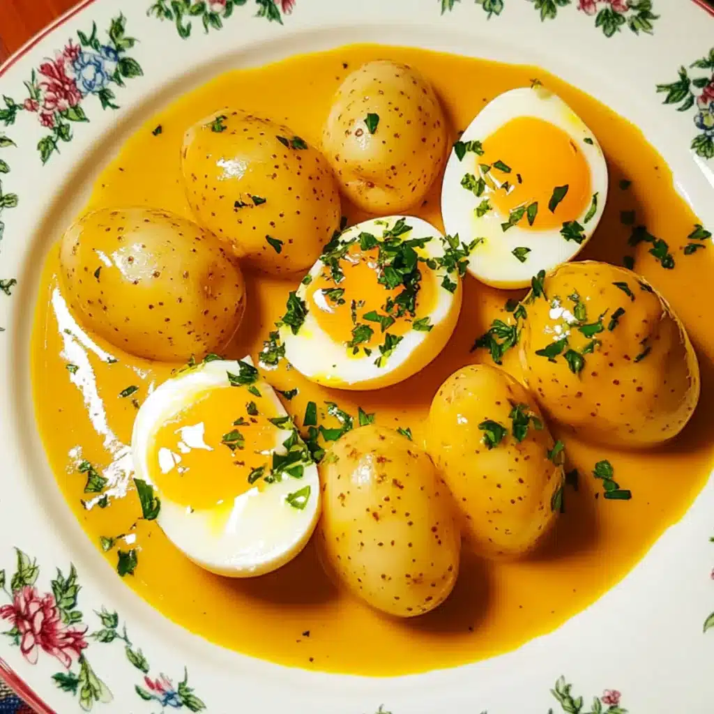 10 przepisów na szybki obiad – pomysły na każdy dzień tygodnia 3 Ziemniaki w sosie musztardowym z jajkiem na miękko