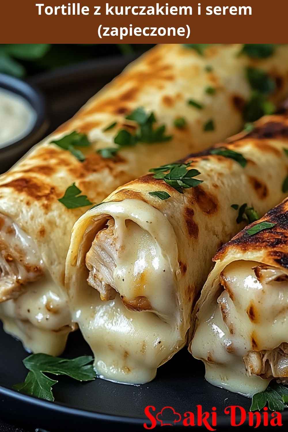 Tortille z kurczakiem i serem (zapieczone) 3 Tortille z kurczakiem i serem (zapieczone)