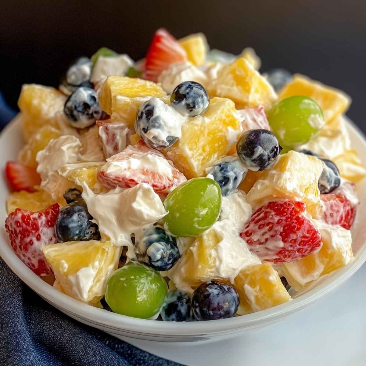 Kremowa sałatka owocowa