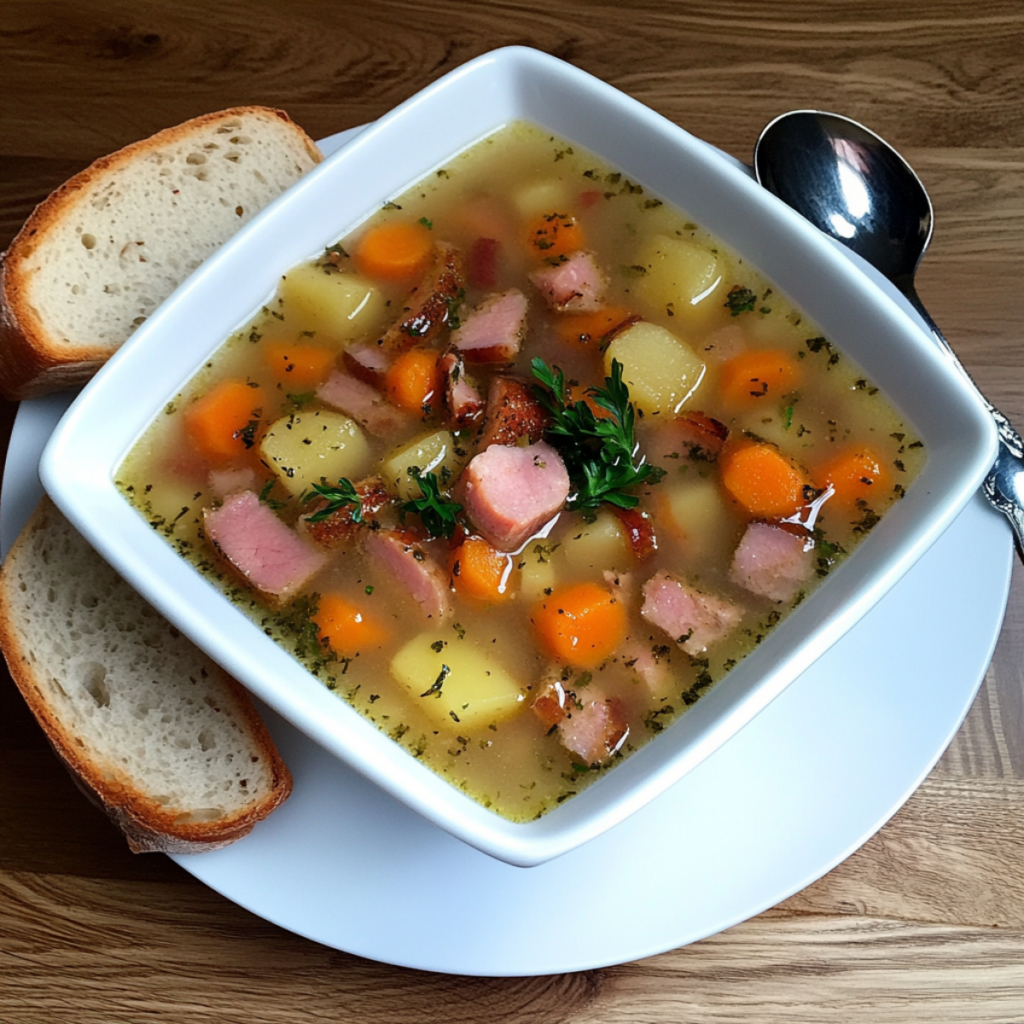 Zupa z Wędzonką i Warzywami